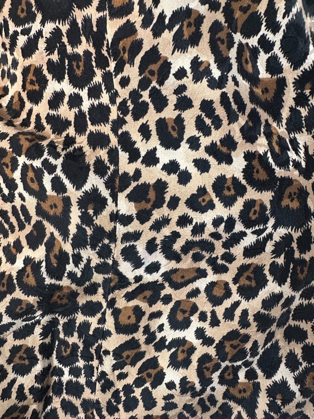 Vintage Corey B Leopard 100% Silk Blazer & Skirt Set Size 12 (Fits 8–10) Y2K - Picture 7 of 7